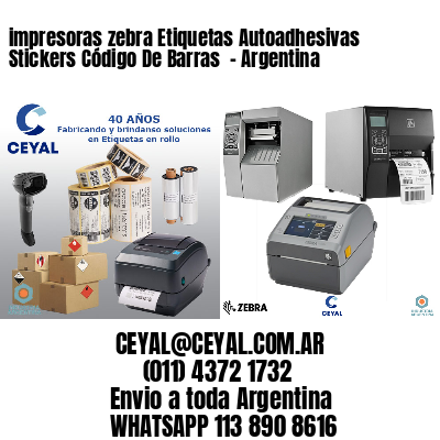 impresoras zebra Etiquetas Autoadhesivas Stickers Código De Barras  – Argentina
