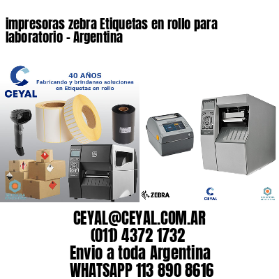 impresoras zebra Etiquetas en rollo para laboratorio - Argentina