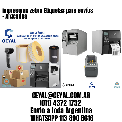 impresoras zebra Etiquetas para envíos - Argentina