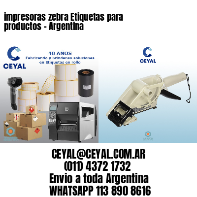 impresoras zebra Etiquetas para productos - Argentina