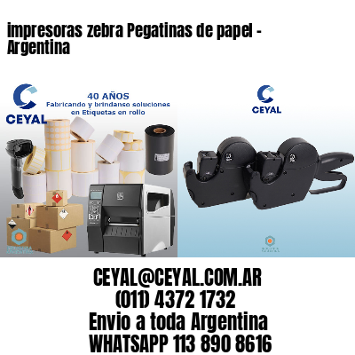 impresoras zebra Pegatinas de papel - Argentina