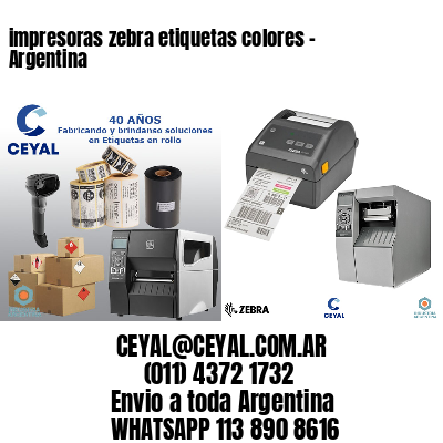 impresoras zebra etiquetas colores - Argentina