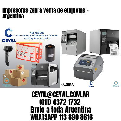 impresoras zebra venta de etiquetas - Argentina