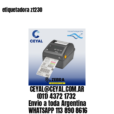 etiquetadora zt230