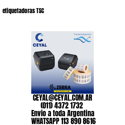 etiquetadoras TSC
