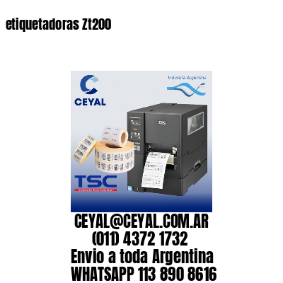 etiquetadoras Zt200