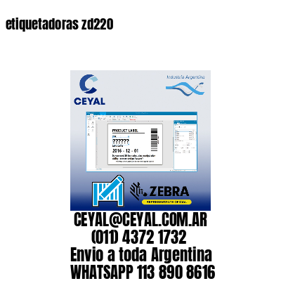 etiquetadoras zd220