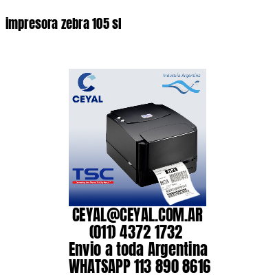 impresora zebra 105 sl