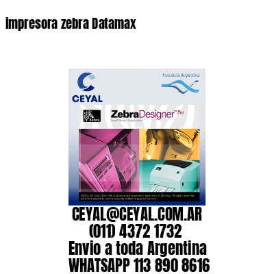 impresora zebra Datamax
