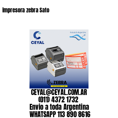 impresora zebra Sato