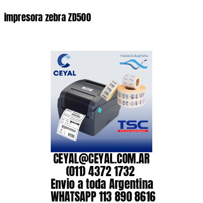 impresora zebra ZD500