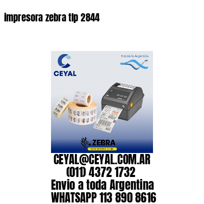 impresora zebra tlp 2844