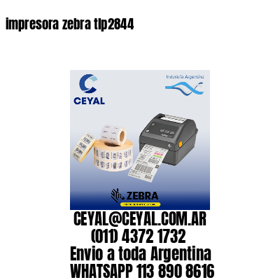 impresora zebra tlp2844