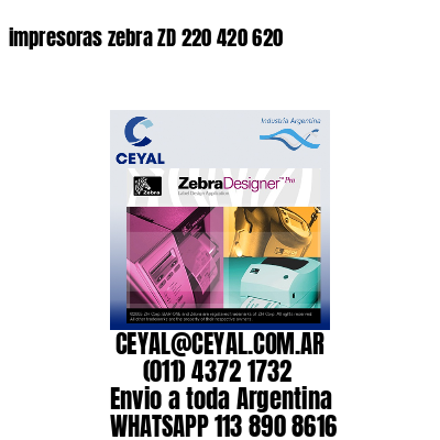 impresoras zebra ZD 220 420 620