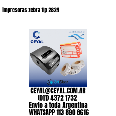 impresoras zebra tlp 2824