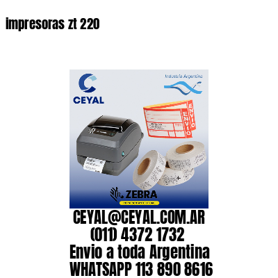 impresoras zt 220