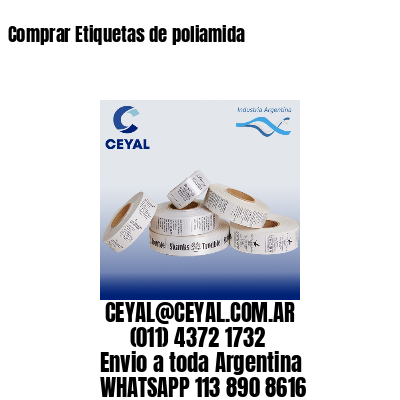 Comprar Etiquetas de poliamida