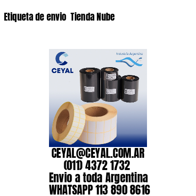 Etiqueta de envio  Tienda Nube