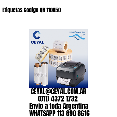 Etiquetas Codigo QR 110X50