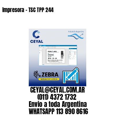 impresora – TSC TPP 244
