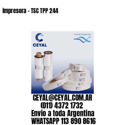 impresora – TSC TPP 244