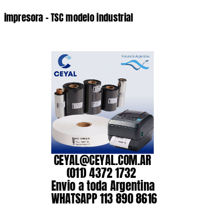 impresora – TSC modelo industrial