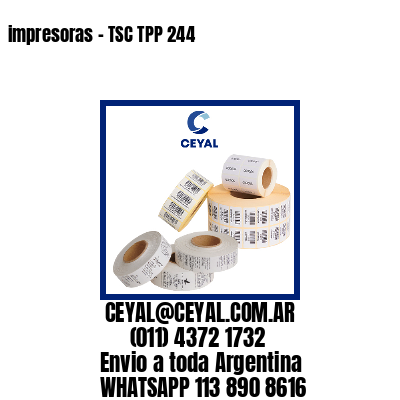 impresoras – TSC TPP 244