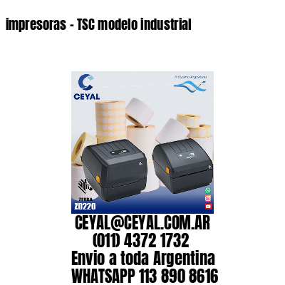 impresoras – TSC modelo industrial