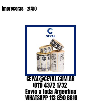 impresoras – zt410