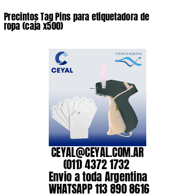 Precintos Tag Pins para etiquetadora de ropa (caja x500)
