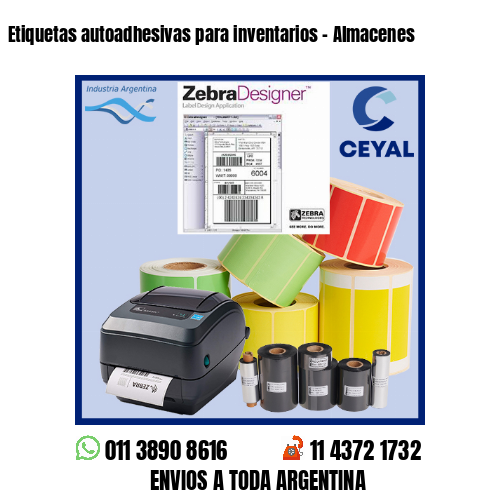 Etiquetas autoadhesivas para inventarios – Almacenes