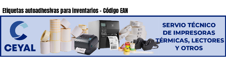 Etiquetas autoadhesivas para inventarios - Código EAN