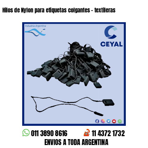 Hilos de Nylon para etiquetas colgantes – textileras