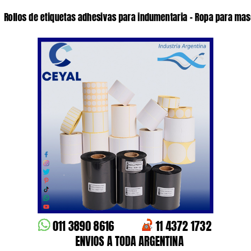 Rollos de etiquetas adhesivas para indumentaria – Ropa para mascotas