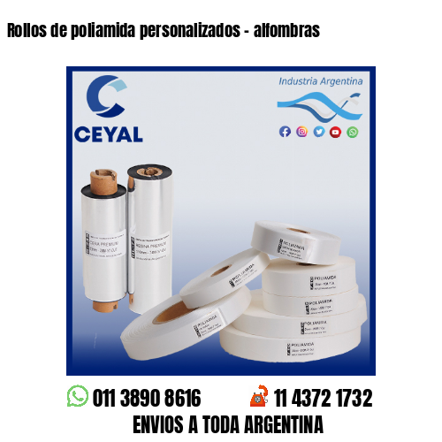 Rollos de poliamida personalizados – alfombras