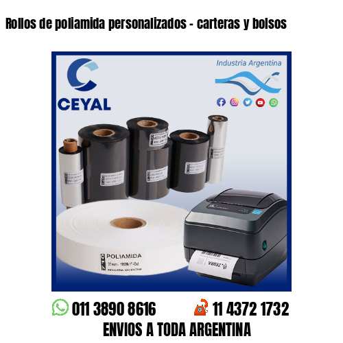 Rollos de poliamida personalizados – carteras y bolsos
