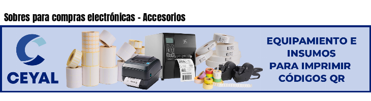 Sobres para compras electrónicas - Accesorios