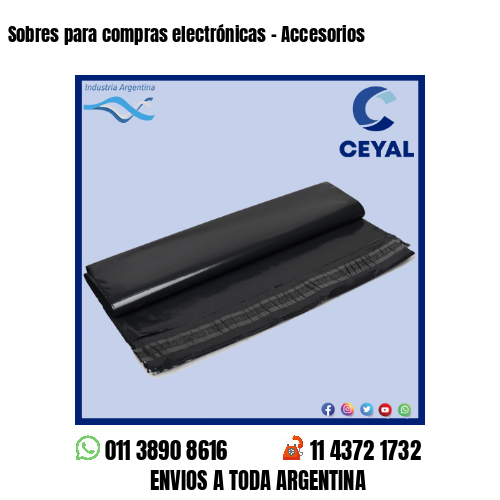 Sobres para compras electrónicas – Accesorios
