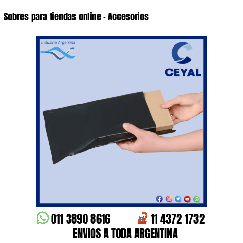 Sobres para tiendas online – Accesorios