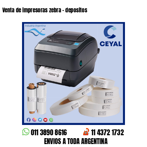 Venta de impresoras zebra – depositos