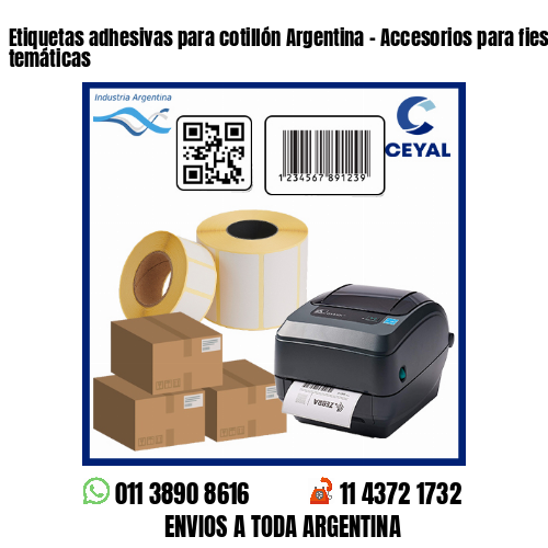 Etiquetas adhesivas para cotillón Argentina – Accesorios para fiestas temáticas