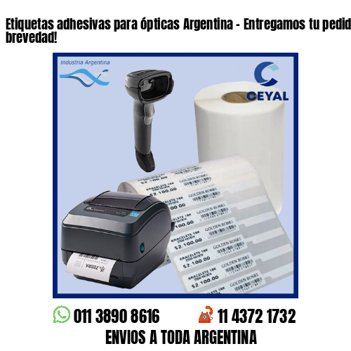 Etiquetas adhesivas para ópticas Argentina – Entregamos tu pedido a la brevedad!