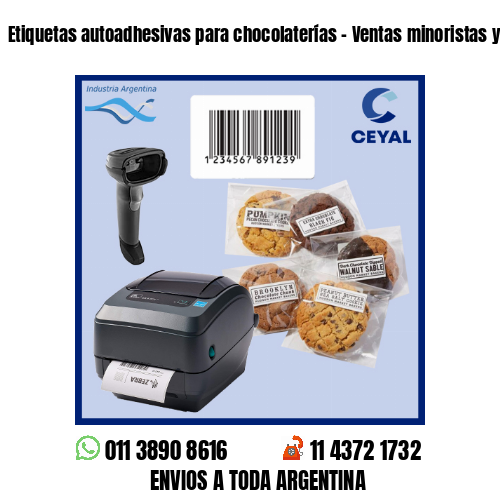 Etiquetas autoadhesivas para chocolaterías – Ventas minoristas y mayoristas