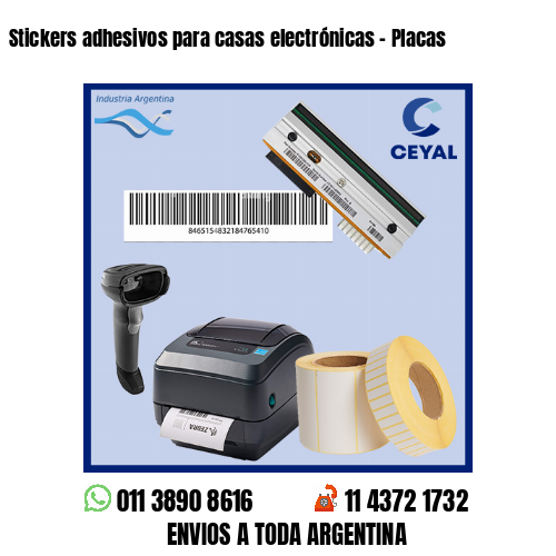 Stickers adhesivos para casas electrónicas - Placas