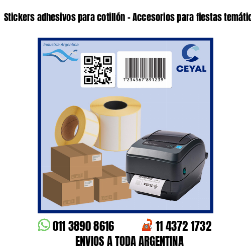 Stickers adhesivos para cotillón – Accesorios para fiestas temáticas
