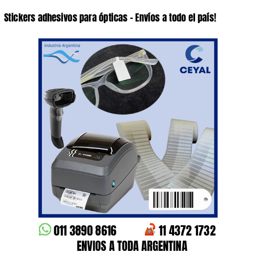 Stickers adhesivos para ópticas – Envíos a todo el país!