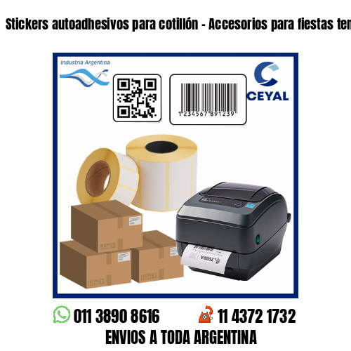 Stickers autoadhesivos para cotillón – Accesorios para fiestas temáticas