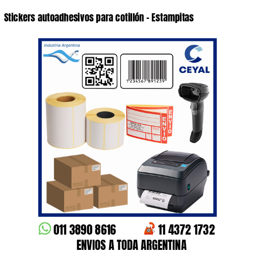 Stickers autoadhesivos para cotillón – Estampitas