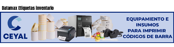Datamax Etiquetas inventario