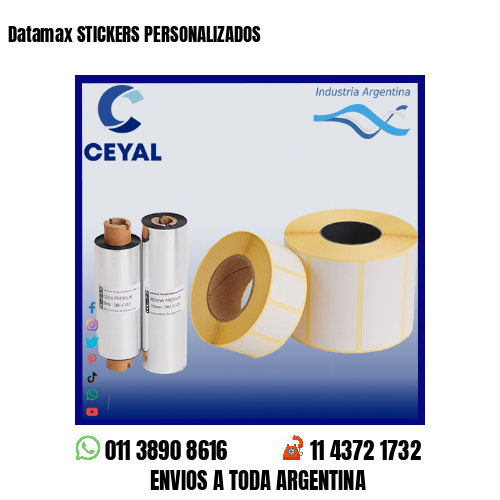 Datamax STICKERS PERSONALIZADOS